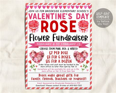 cheap flowers for valentines day fundraiser